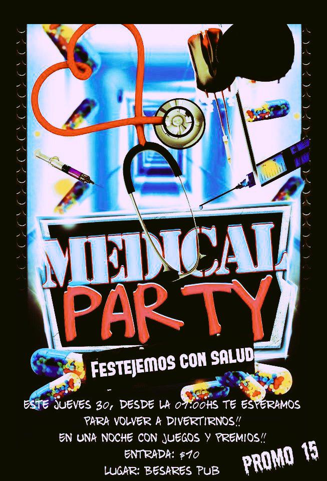 Promo15Casbas's tweet photo. "Hoy es Jueves a la noche y la ruta es Carnavalera"🎶
Le damos Play a el finde largo #MedicalParty en @BesaresPub http://t.co/ieAbwiVZI6