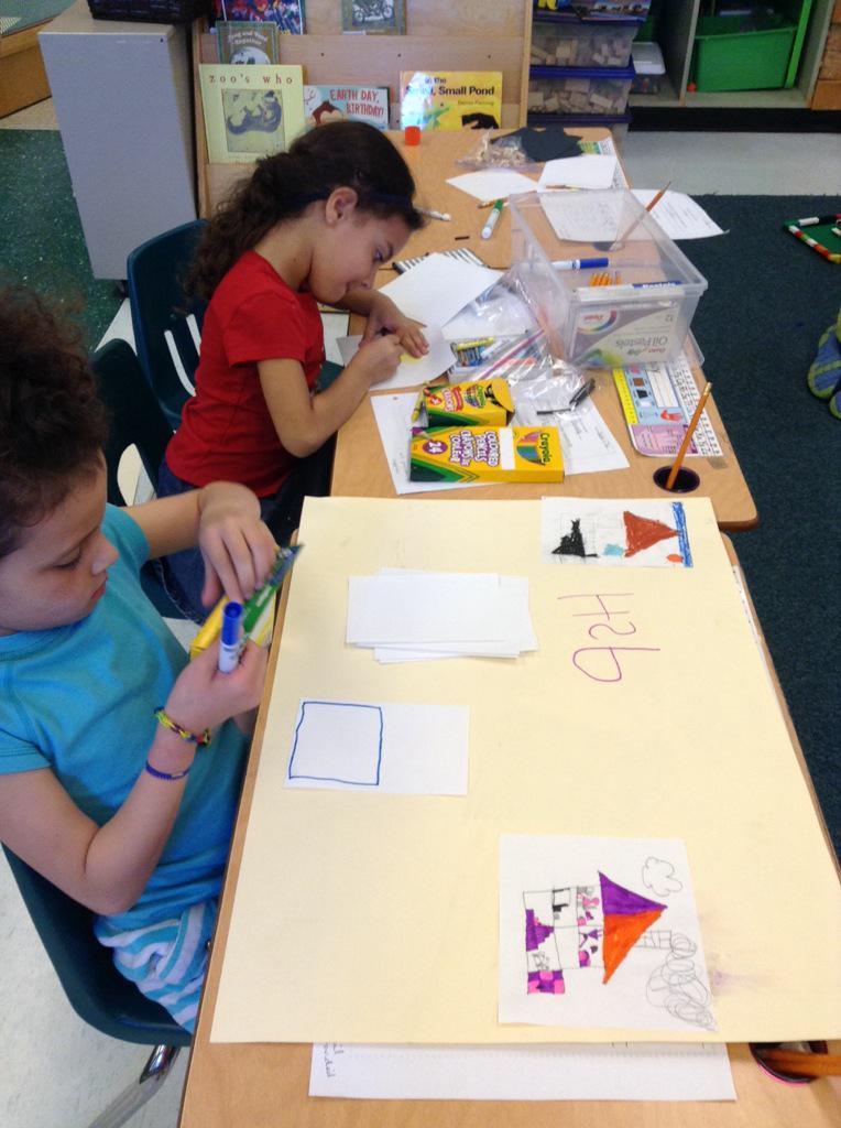 mrshammsclass's tweet photo. Genius hour in kindergarten @StevensonElem http://t.co/x6vcLhnzbw
