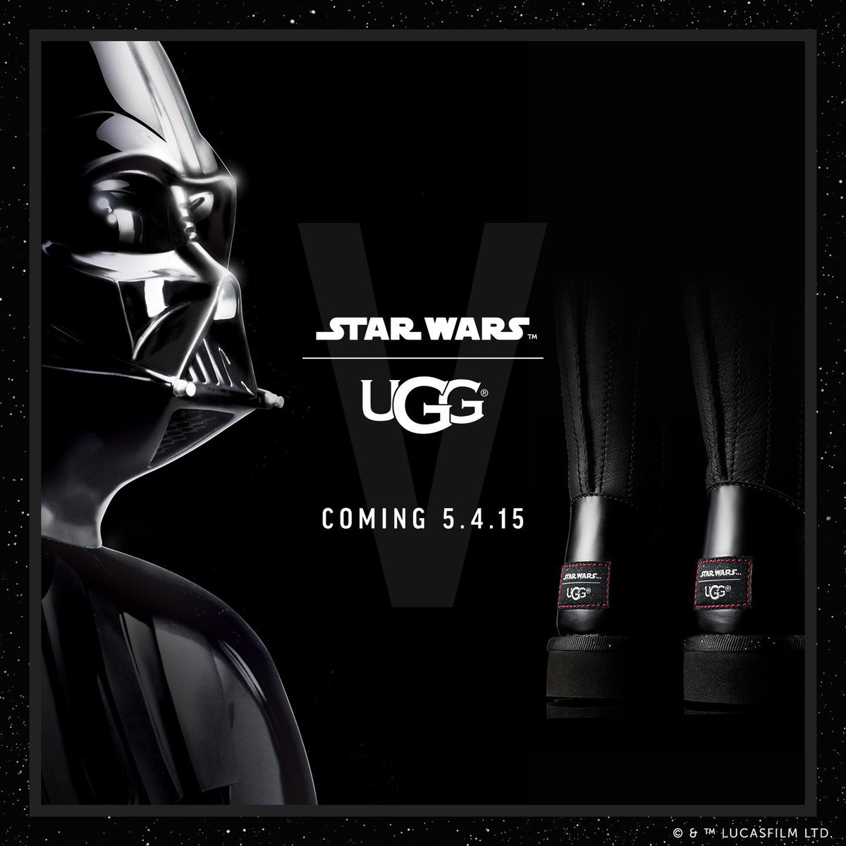 UGG's tweet photo. There is a disturbance in the Force. #STARWARSxUGG http://t.co/UjItXIZbNG