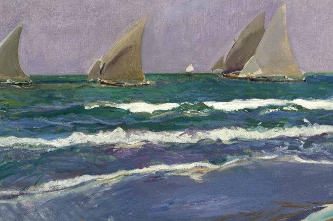 «Velas en el mar», de Sorolla #Valencia