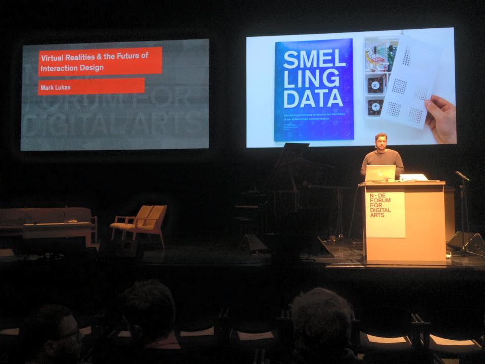 Prot_Int's tweet image. On stage at @nodeforum one of our authors with his latest project @smellingdata .
marklukas.de/smellingdata/