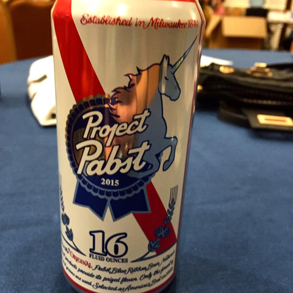 Pretty can! Can't wait for #projectpabst in July! Check out the line up at projectpabst.com #pbr #satx #do210