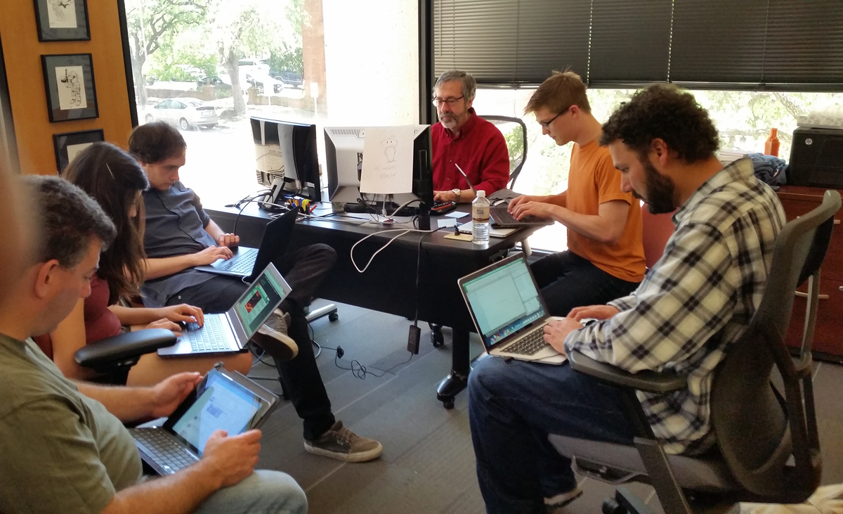 RichardCook1985's tweet photo. From the inside, the @Warren_Spector @reddit_AMA looks like a corporate think-tank lol 

http://t.co/U1nojY4Xp6 http://t.co/FholUPQWW9