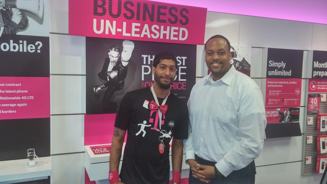 Beverly330's tweet image. T-Mobile Philadelphia loves small business! @JohnLegere #businessunleashed #wontstop