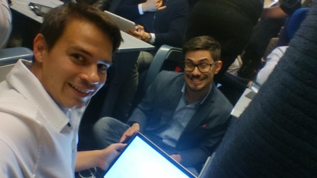 Problems on Italian trains today! This is business class.. But we work anyway! #doneisbetterthanperfect