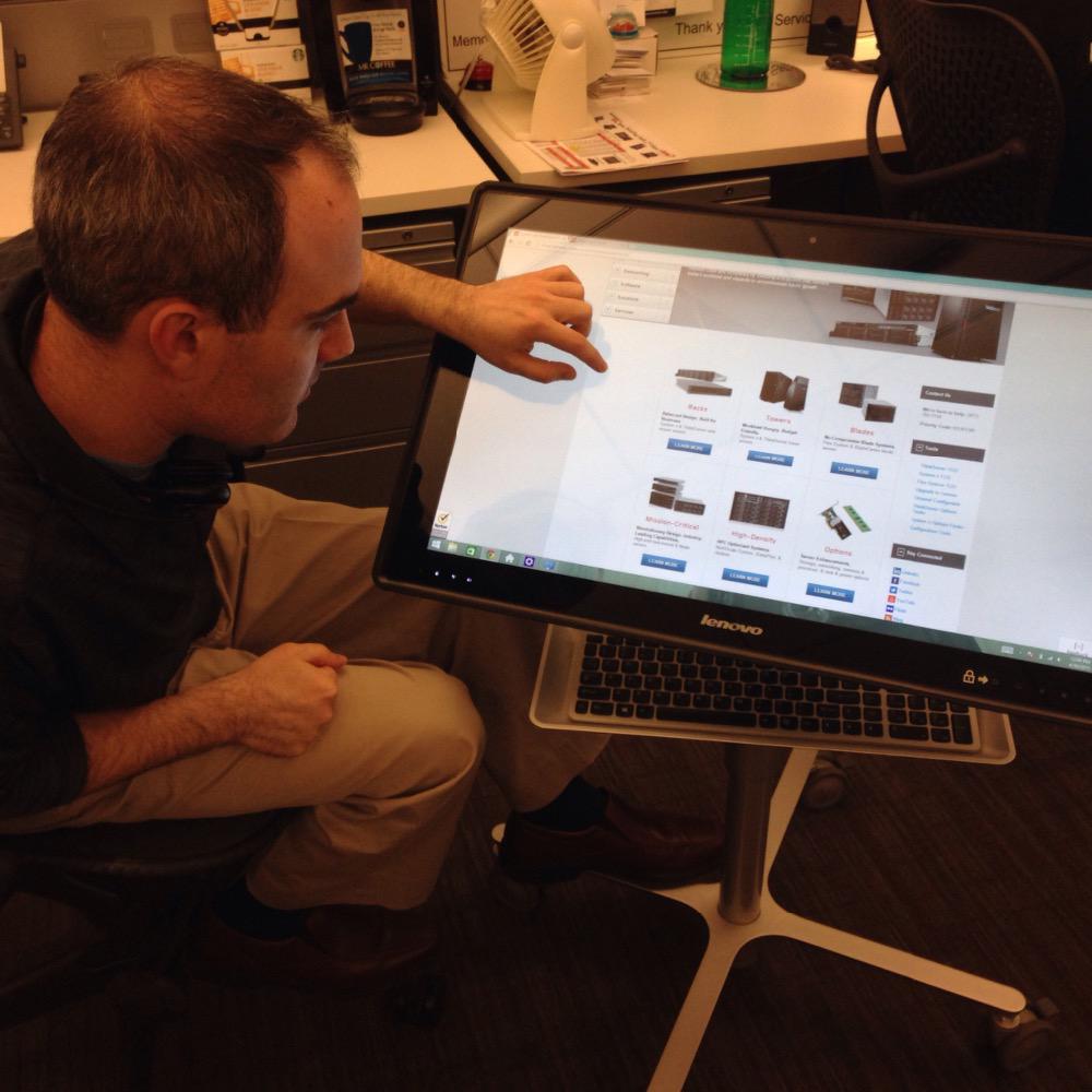 jeffcarter4's tweet photo. Testing out new toys at work. #rollingwithlenovo @CDWCorp @LenovoChannelNA @JungleJeffV http://t.co/uUI9RMshP2