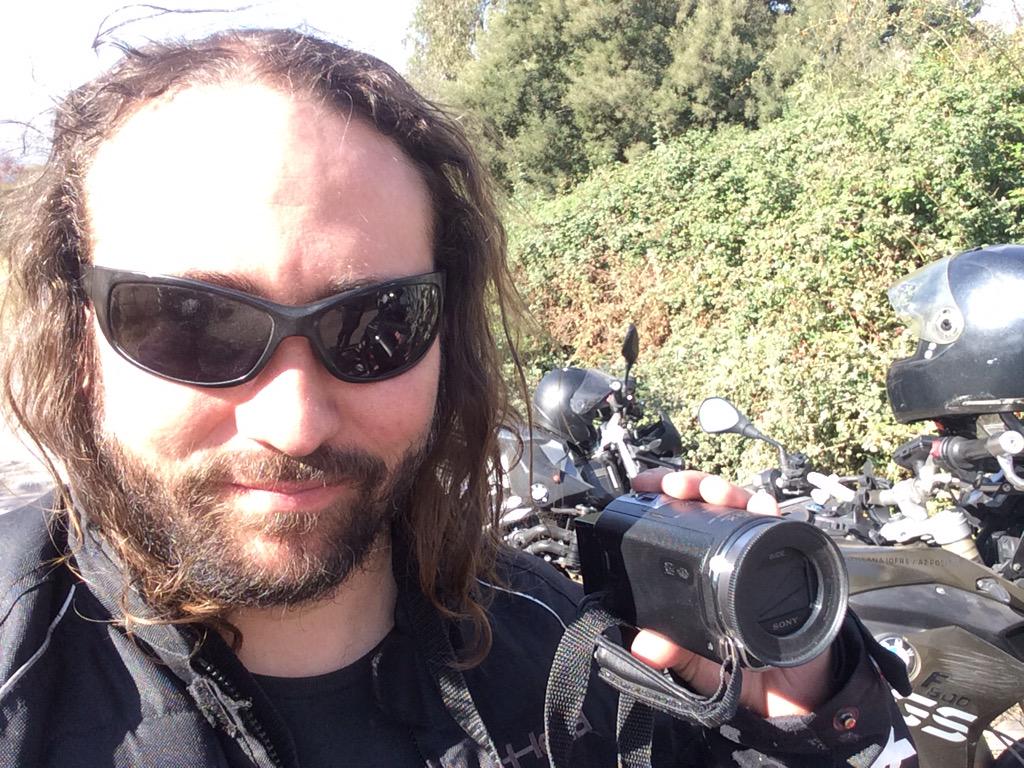Motoviajeros13C's tweet photo. Grabando el capítulo piloto de la nueva temporada! http://t.co/jdKO6ZPfot