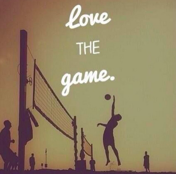 I Love Volleyball Wallpaper