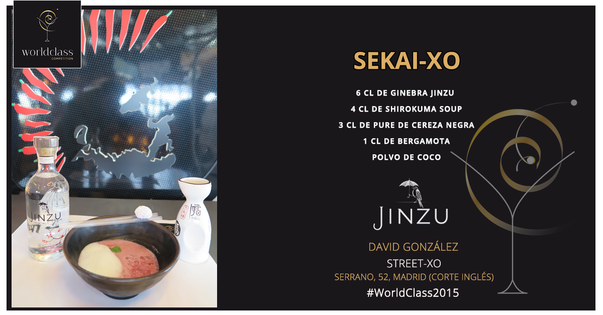 David González de Street-XO presenta a #WorldClass2015 "SEKAI-XO" con #JinzuGin