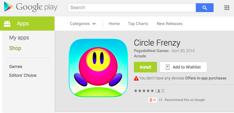 MajorMagnet's tweet photo. Pick up your droids and start jumping! #CircleFrenzy is now on @GooglePlay​! http://t.co/khvxjInxPy http://t.co/LiBPnumfzW