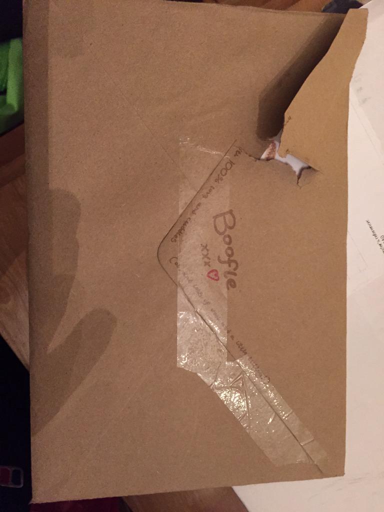 Isn't it funny <a href="/RoyalMail/">Royal Mail</a>, that the only post that ever arrives open at my house are slightly thicker birthday cards!