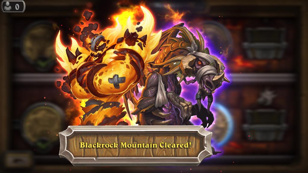 DeckPicks's tweet photo. Blackrock mountain cleared! #DeckPicks #Hearthstone http://t.co/EbO9QXvWkR