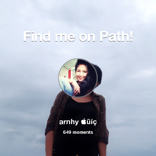 arnhymustari's tweet photo. I've shared 649 memories with my friends on #Path - see them now at http://t.co/9dPvR8e7tt! #thepersonalnetwork http://t.co/n5UWuvfDmd