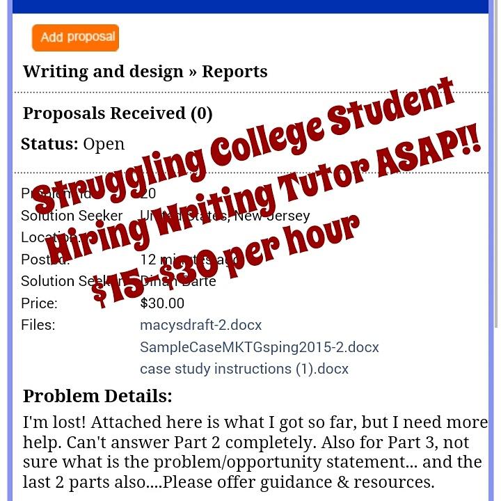 problemNproblem's tweet image. #Onlinetutor needed for #strugglinglearners ~ Task pays $30 fast. Problem-NoProblem.com #homeworkhelp