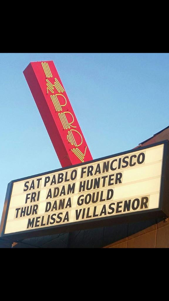 AshSidener's tweet photo. I'll be there!!! 😉 @AdamComedian: This Friday I'm Headlining @ImprovComedyLA at 8. Hope you can make it. http://t.co/XYV4Ey5PY2