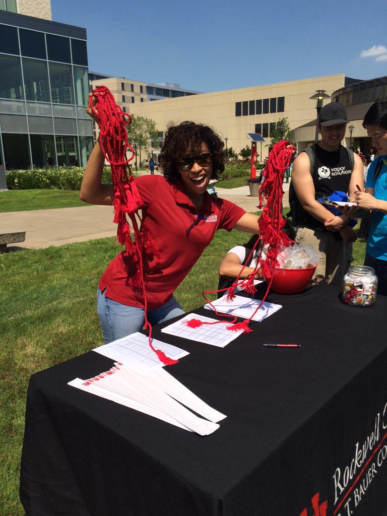 cshlensky's tweet photo. Today work entails live tweeting our @UHBauerCollege students' #BauerBash. No complaints here. http://t.co/Kbb0wjho1y