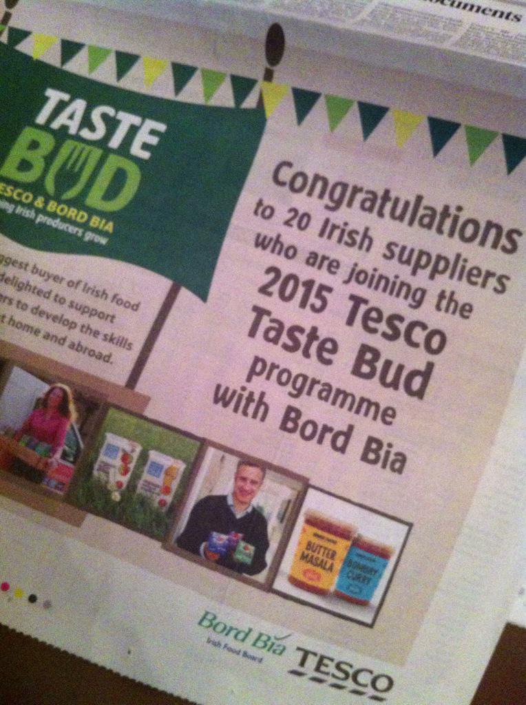 eatNusli's tweet photo. Delighted to be in the tesco taste bud programme @TescoIrl and @Bordbia in today's @IrishTimes http://t.co/wQMxeqmkHA