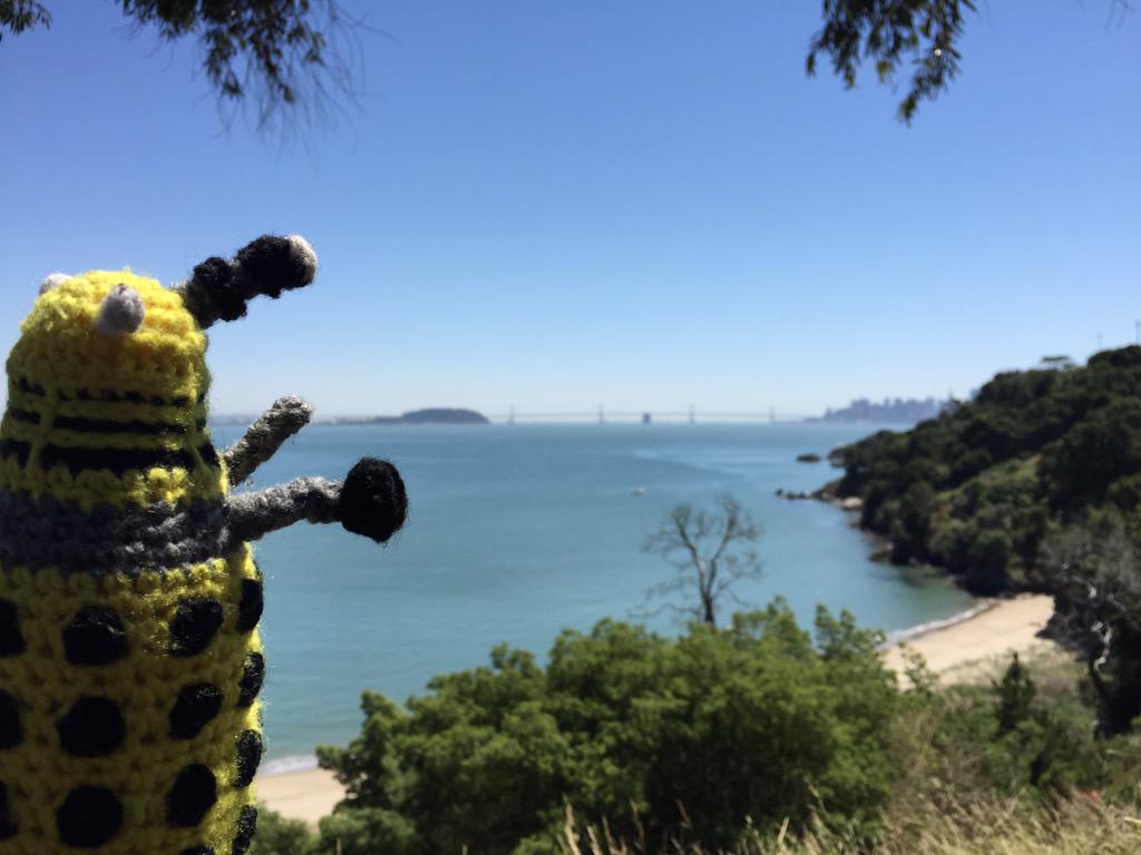 MyDalekAndMe's tweet photo. If Daleks had a heart, they'd leave it in #SanFrancisco http://t.co/zFmuZc7E7r