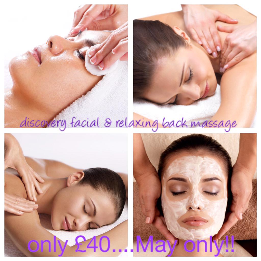 BeauLough's tweet photo. Throughout May treat yourself to a discovery facial and a relaxing back massage for only £40 http://t.co/p1JaMKmb0Y