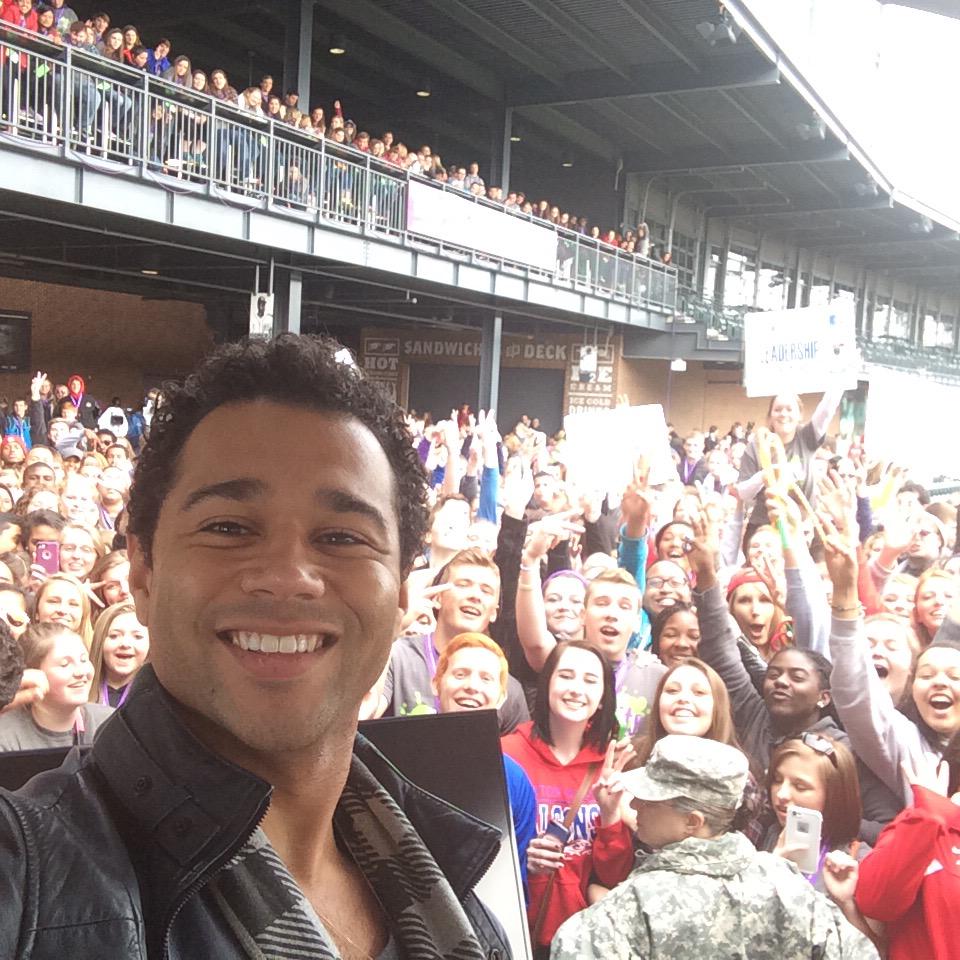 corbinbleu's tweet photo. Thank you 2 all the inspiring youth that were @ the #WATM2015 rally 2day! You will make a difference! @BeTheMajority http://t.co/D02Oir3jih