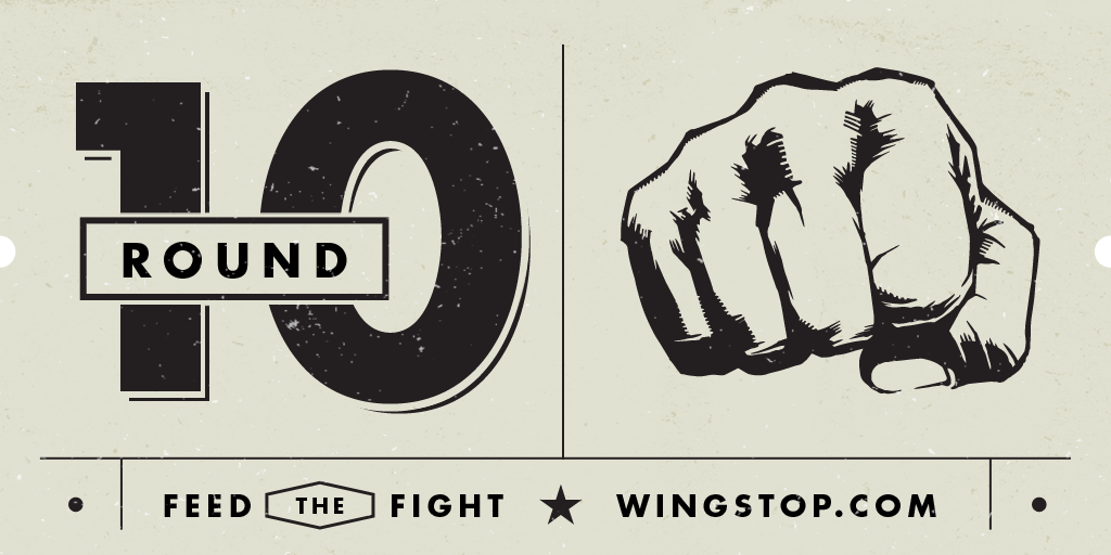 wingstop's tweet photo. Who stings like a bee? Tweet #MayPunch or #PacPunch to back up your fighter. http://t.co/jLVk7so1YF