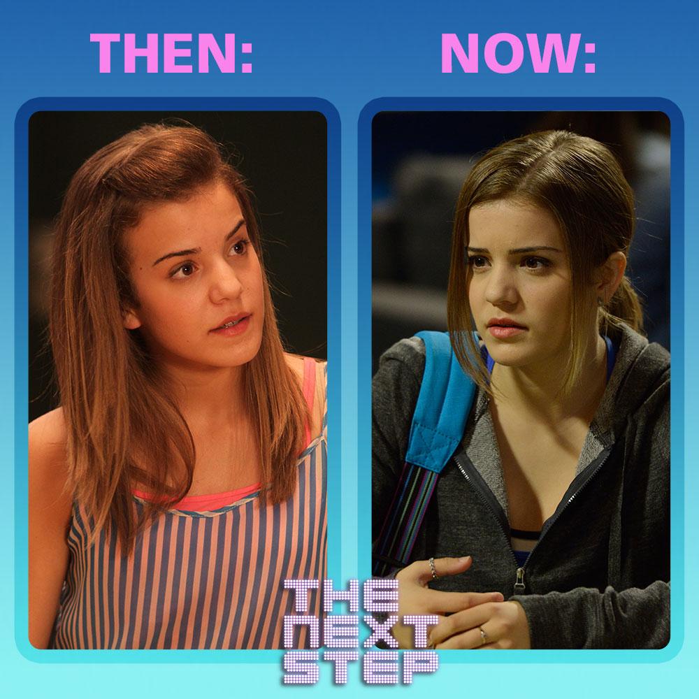 #TBT to Riley in season 1 of #TheNextStep and Riley in season 3!
