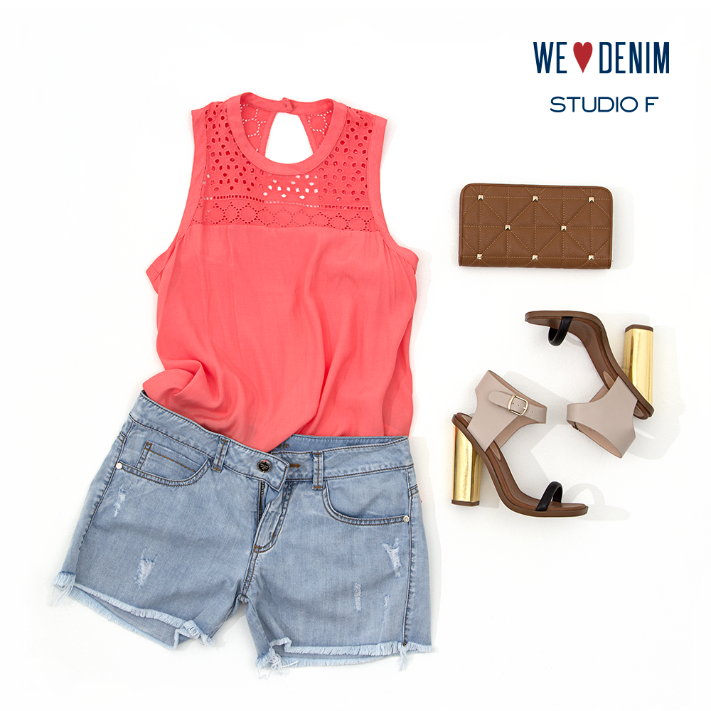 StudioFCaracas's tweet image. #LookStudioF Los shorts en denim, dependiendo de los elementos que se combinen, pueden ser una prenda versátil.