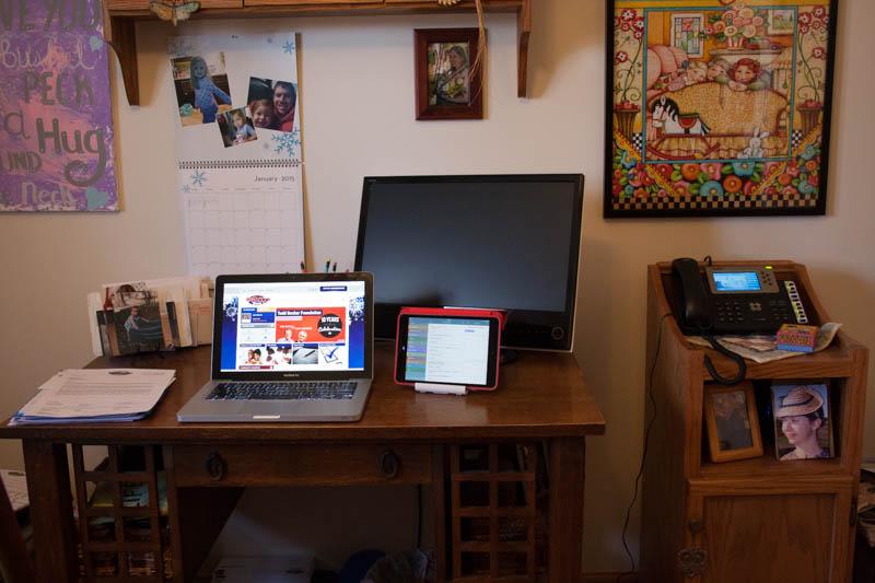 Carolyn's Home Office #BuildingtheFuture