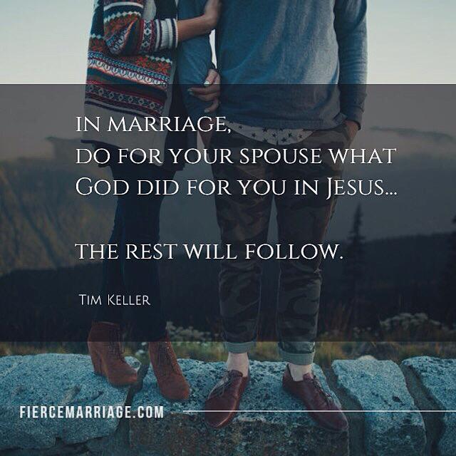 If we can love each other with Christ's brand of love, everything else we hope of marriage will follow.