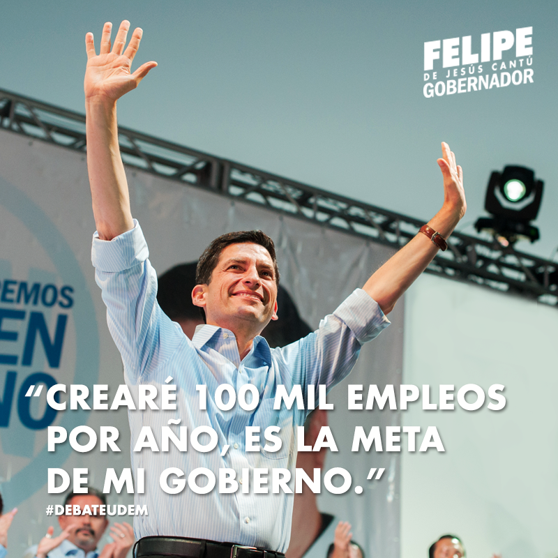 FelipeCantuR's tweet photo. Yo no creo que generar nuevas dependencias gubernamentales sea la solución al desempleo.#DebateUDEM #RumboNL http://t.co/NSHCbWzD9s