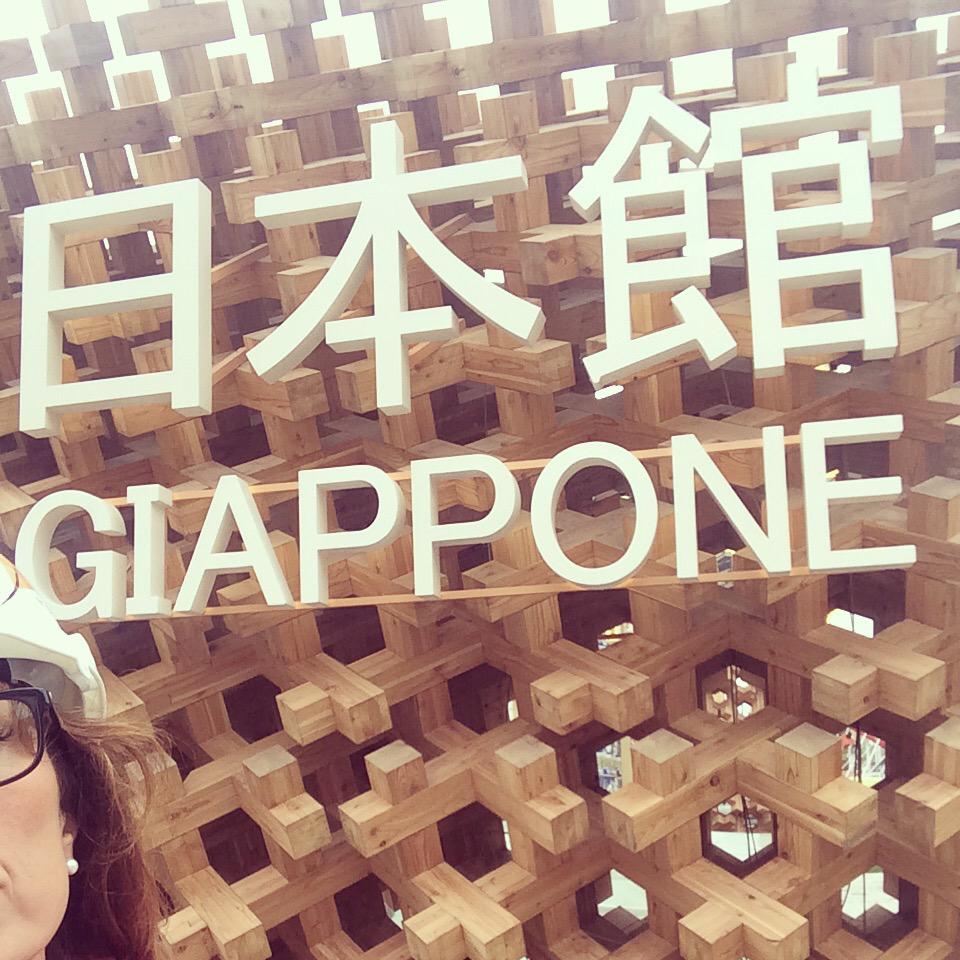 ChiaraBoscaro1's tweet photo. Giappone "Una Furtiva lacrima" di Donizetti da sottofondo a questa struttura di bambù e legno #ideogramma #Expo2015 http://t.co/FGGxICplvY
