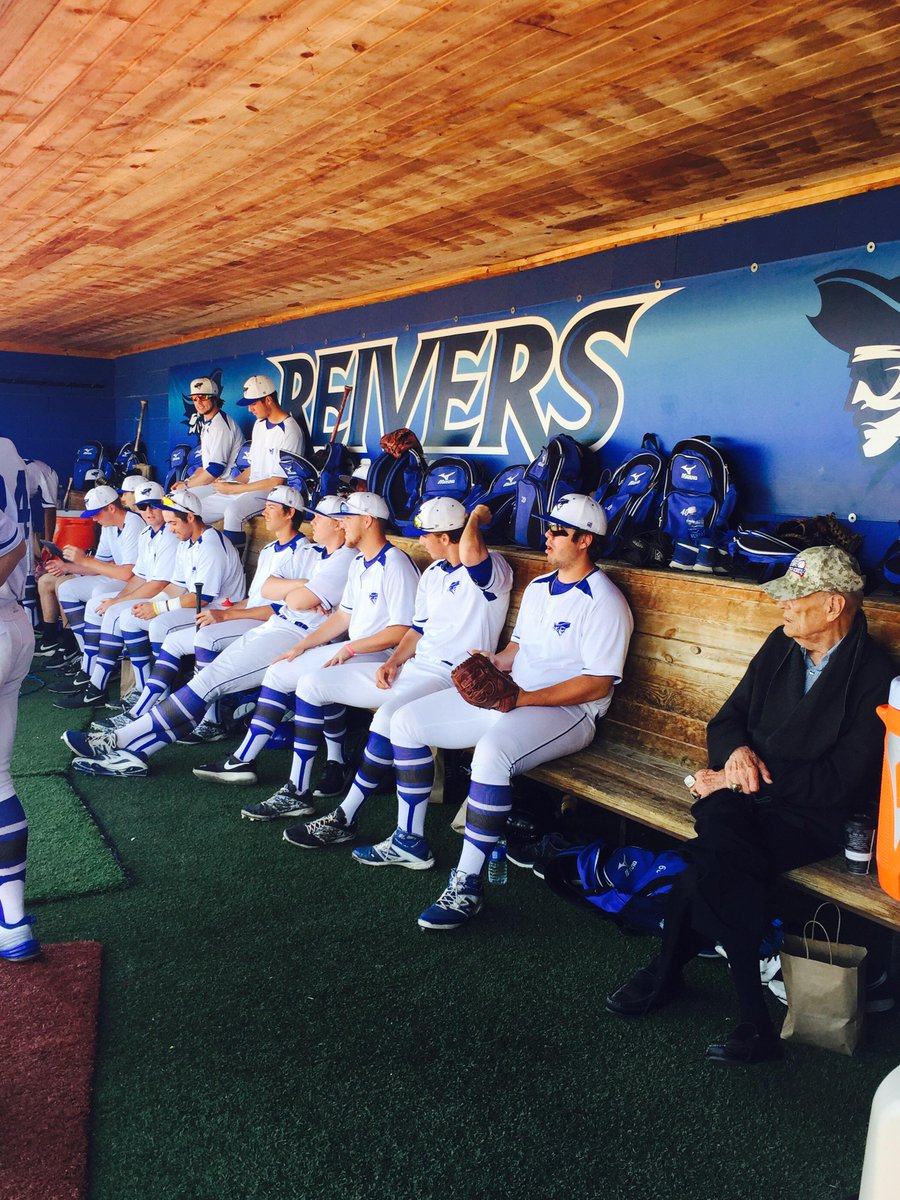 GoReivers's tweet photo. Council Bluffs' version of @Rockettes at #DocRossField on campus of @IowaWesternCC. Great Day for @ReiverBaseball http://t.co/4HUZfhjAkY
