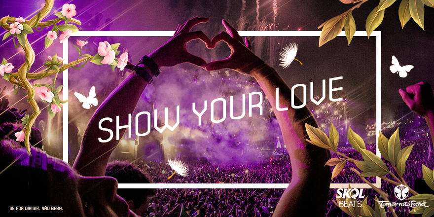 skol's tweet photo. O amor está no ar no #TomorrowlandBrasil e você vai poder acompanhar tudo ao vivo: http://t.co/iRpVUlw942 #SkolBeats http://t.co/xRSR0myHll