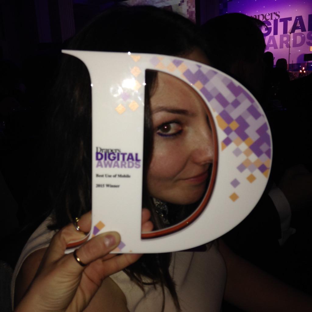 ASOS_Zeba's tweet photo. Game face #DrapersDigitals #winners http://t.co/fYB5FLtu2z
