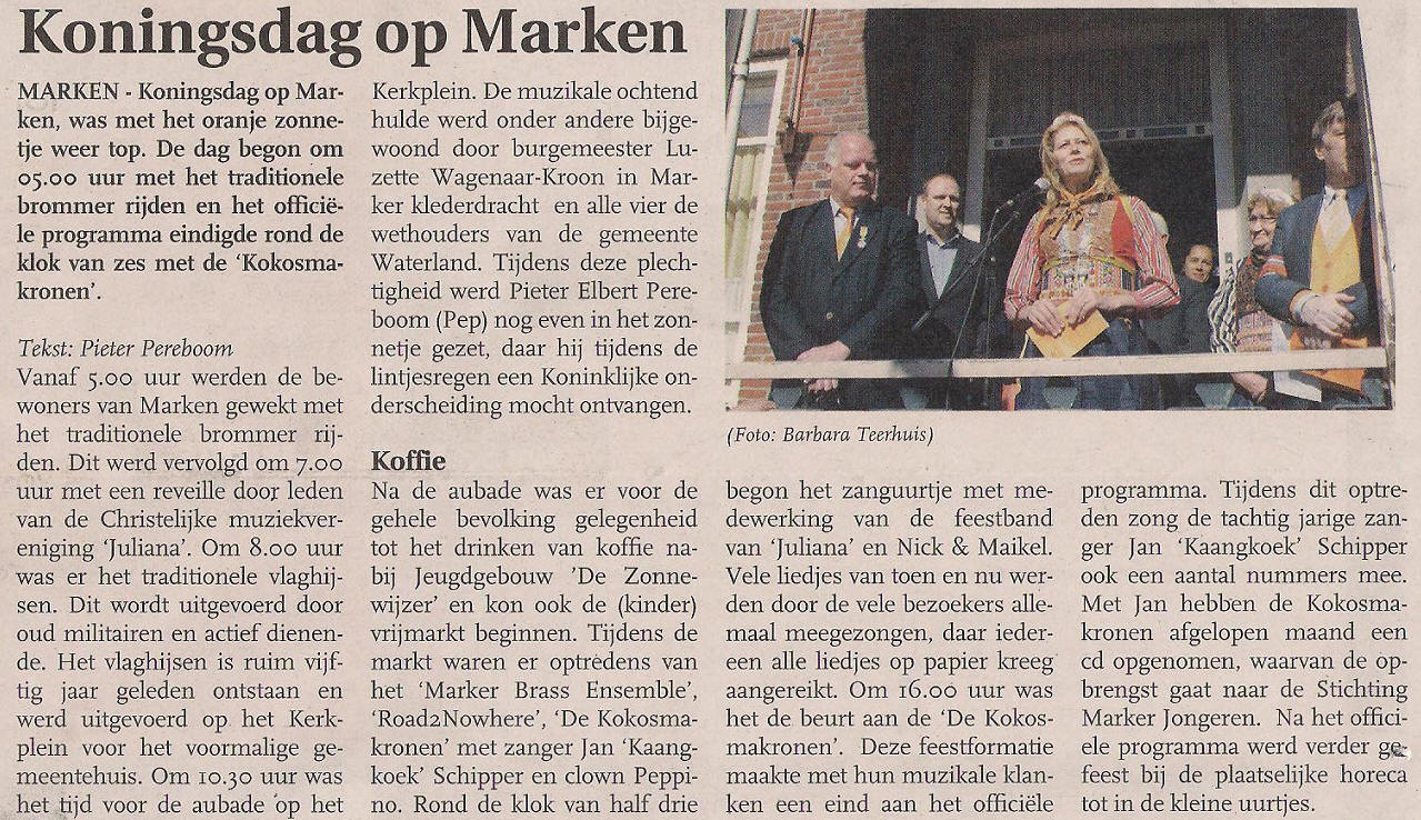 Marker Nieuws on Twitter "Koningsdag op Marken http//t.co/NAHBXCkUTM