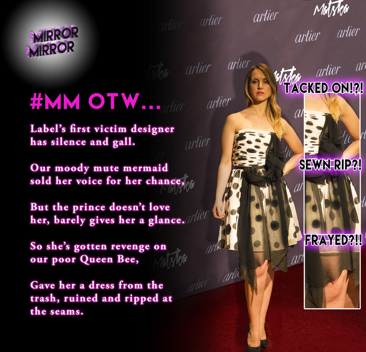 MMOnTheWall's tweet photo. MM OTW Label's first victim designer has silence and gall... http://t.co/GWggRFqGsv