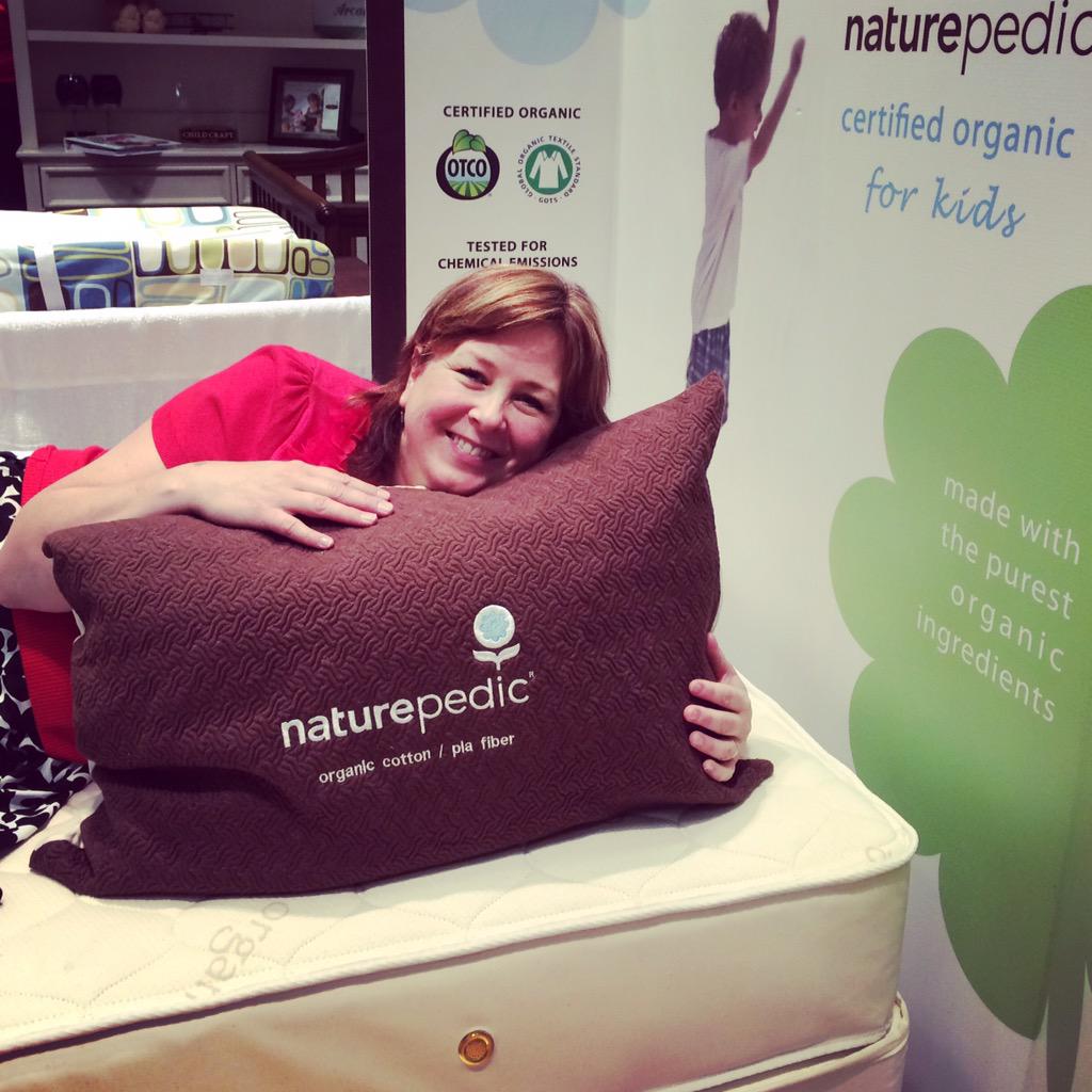 Naturepedic's tweet image. #SafeHealthySleep is at booth 320, stop by and say “Hi” to our awesome representatives! #ABCspring15