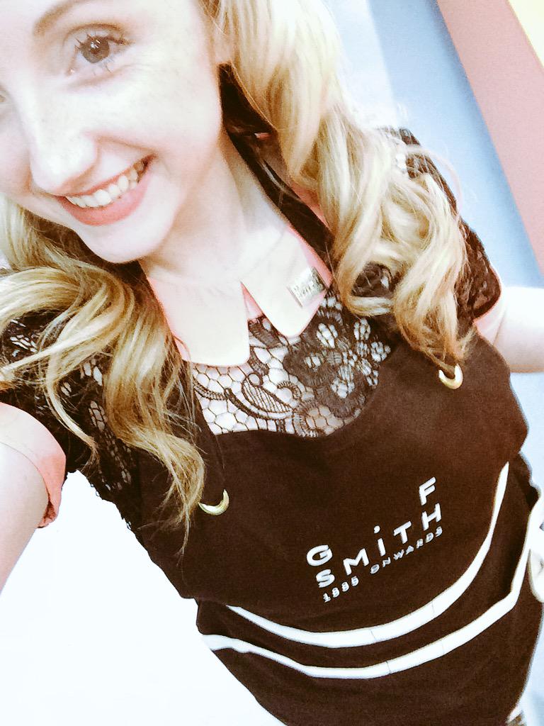 littleladyhmc's tweet photo. Rocking my @GFSmithpapers apron for our launch of the new collection!! So proud of everyone involved! #chufty http://t.co/uR8Yljj8la
