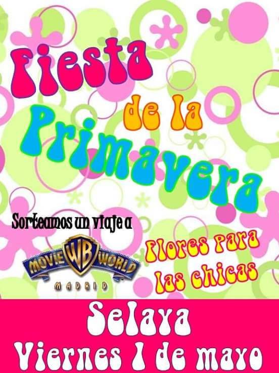 EclipseSelaya's tweet photo. Este viernes Fiesta de la primavera! http://t.co/wZIvEO2R2T