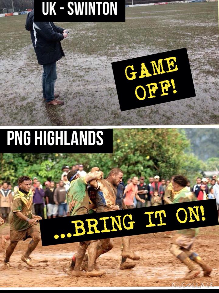 PNG_RL_PICS's tweet photo. Muddy pitch? - Bring it on!
Nothing stops rugby league in PNG!
#PNG #rugbyleague  #nrl http://t.co/FhvdxqbpKn