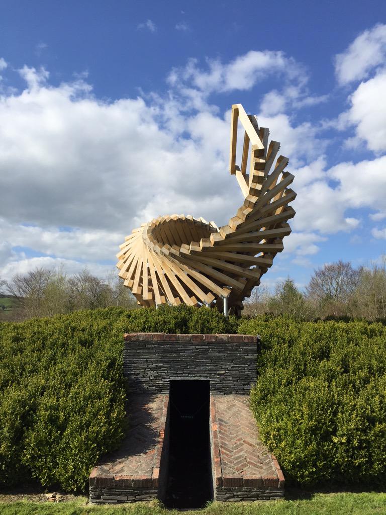 Oakfield_Park's tweet photo. Anyone here at #Donegalhour seen our new #Longsleeper #sculptur by artist #LockyMorris ? #kinlaygalway http://t.co/TkWrGavQEo