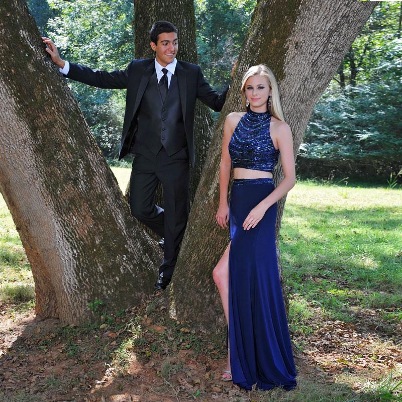CandicesProm's tweet photo. Dance until #midnight in midnight blue! This #twopiece from @TonyBowls is stunning! #Prom2015 http://t.co/wtBG5V8hCt