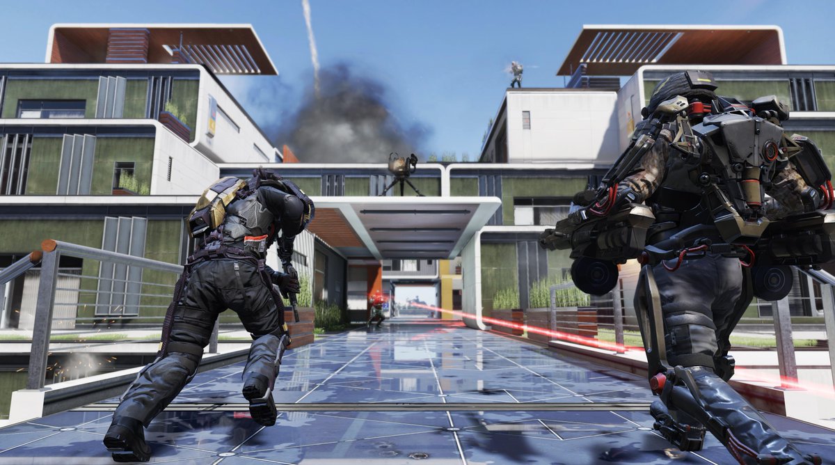 CallofDuty's tweet photo. Prep your PC rig - #AdvancedWarfare Free Multiplayer Weekend is now LIVE on @steam_games. RT if you're playing. http://t.co/RMoC9Hcuv4