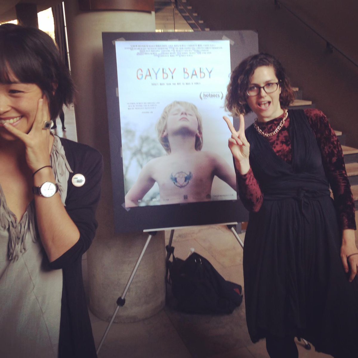 .@GaybyBaby's Maya & Charlotte at the doco's @hotdocs premiere