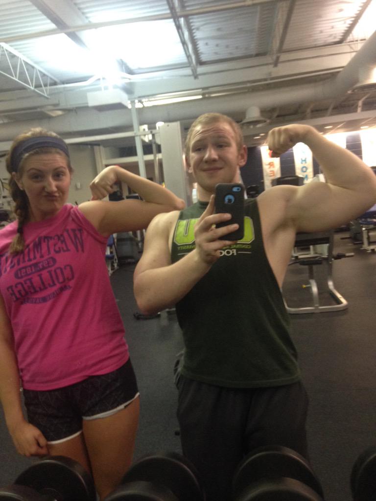 bbindaily's tweet photo. Shoutout to my girl @smashley0327 for killing #arms with me! #GAINZSQUAD #gainz http://t.co/0O3fAdmKd2