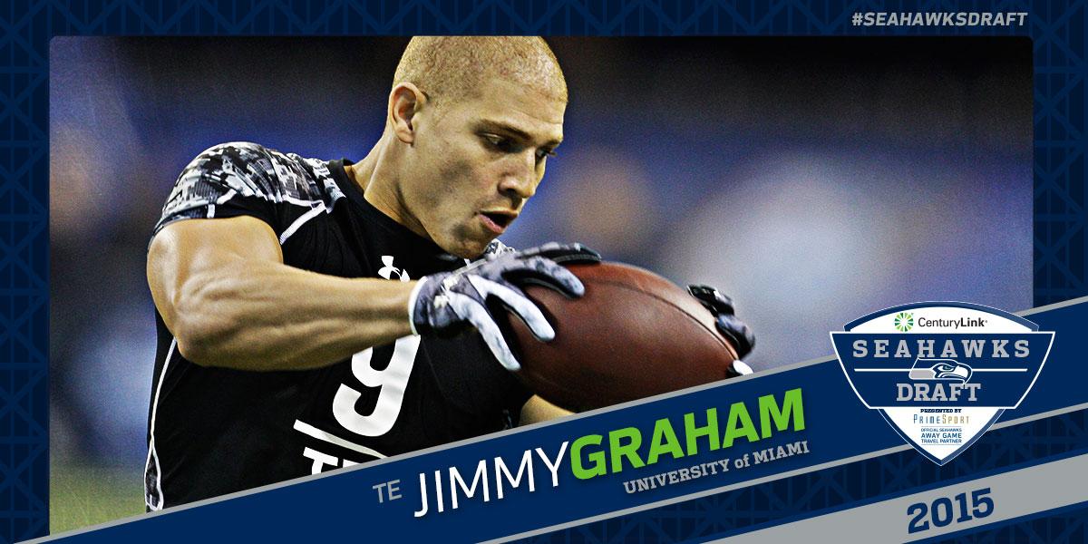 Seahawks's tweet image. Seahawks traded #Pick31 to the @Saints for TE @TheJimmyGraham @CanesFootball and #Pick112.

#SeahawksDraft #NFLDraft