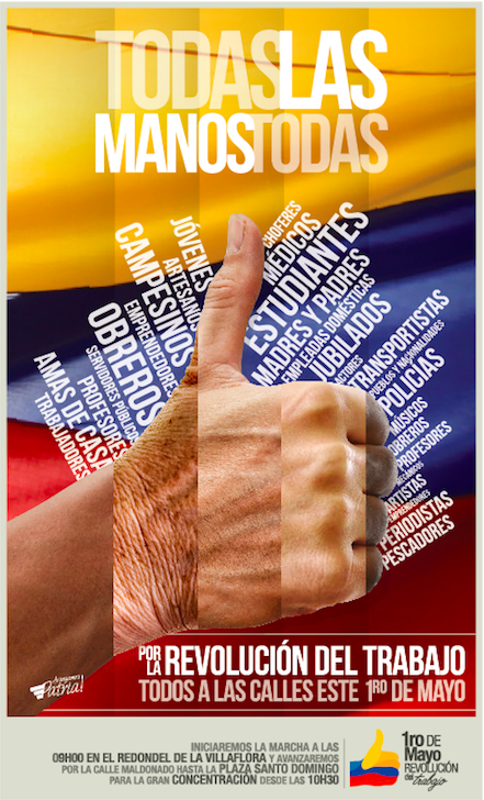Wohlgemuth's tweet photo. Mañana 1 Mayo Gran Concentración en la Plaza Sto. Domingo #Quito! 
#TodasLasManosTodas por la #RevoluciónDelTrabajo http://t.co/asa6PwXEKo