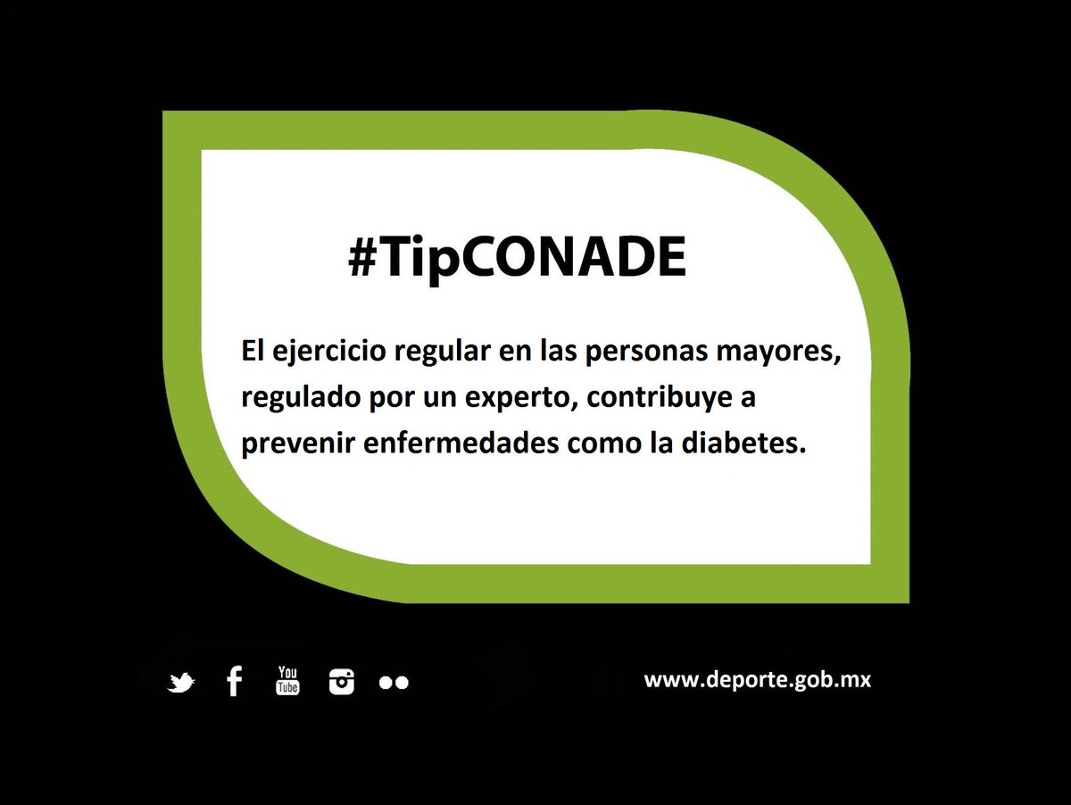 conadeoficial's tweet photo. #TipCONADE El ejercicio regular en las personas mayores... http://t.co/ZFOpiYpEdY