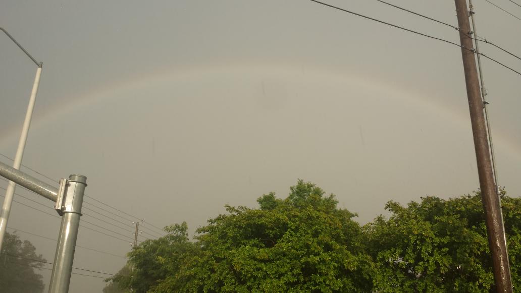 Bruser365's tweet photo. A rainbow is a promise from God! #RIPDerekDavis #Run4Derek http://t.co/GNM6CTNiHV