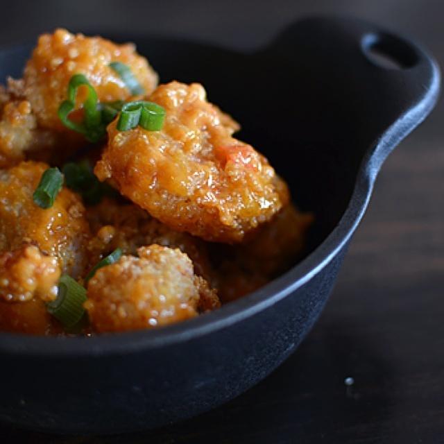amysplaceri's tweet photo. Bang Bang Shrimp at our East Bay spot @Squarepegwarren http://t.co/Utui8pY2dt